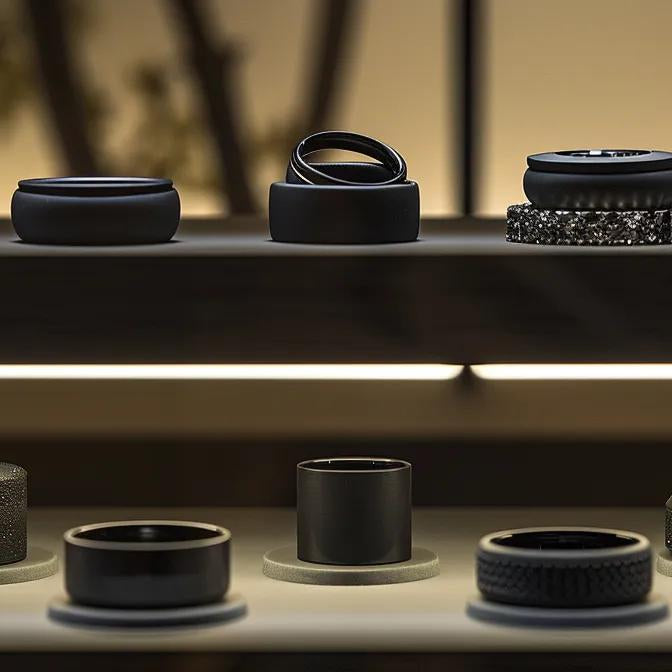 What to Know About Black Engagement Band Materials - Forged Union