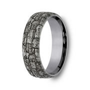 The Troy Tantalum Stonewall Textured Center Ring  6.5mm Forged Union